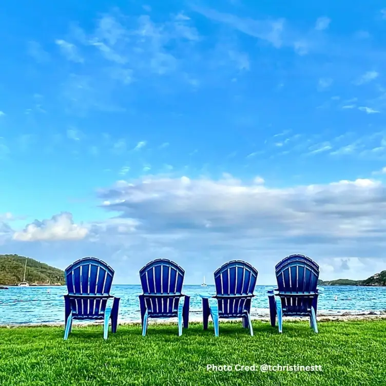 Overlooking the Caribbean Sea and Baye de GriGri - Oceana Restaurant and Bistro, St. Thomas, VI