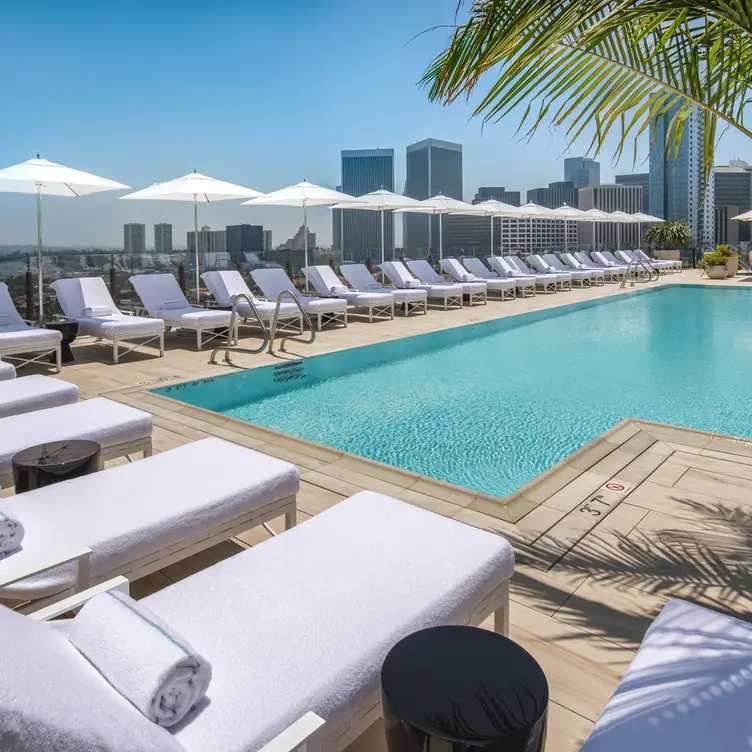 Pool & Cabana at Waldorf Astoria, Beverly Hills, CA