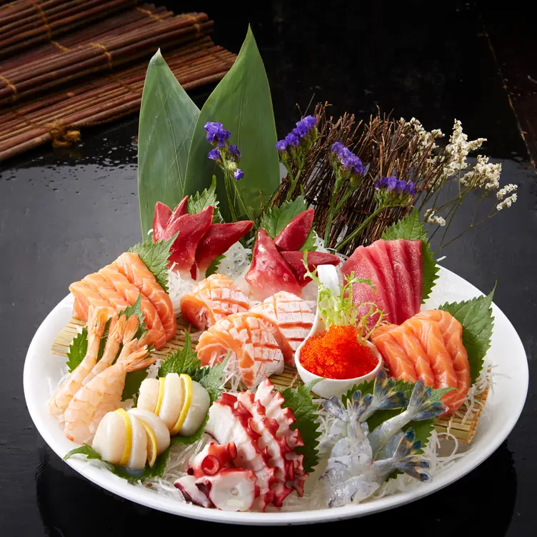 Delicate Assortment of Fresh Sashimi - Sushi Damu, Tustin, CA