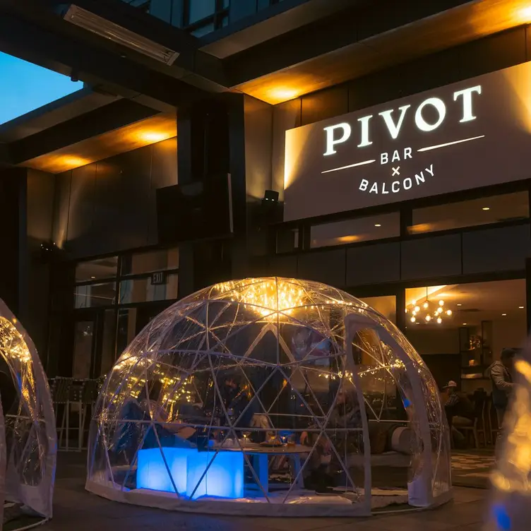 Come experience our beautiful rooftop igloos! - Pivot Bar & Balcony IN Indianapolis