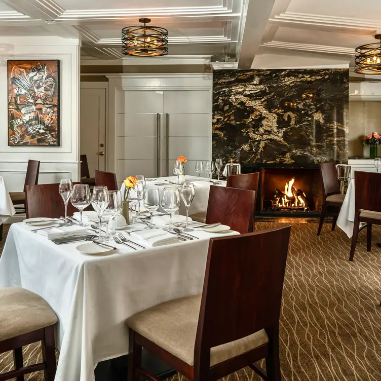 Romantic fireside dining at Cuvée - Cuvée at Chatham Inn, Chatham, MA