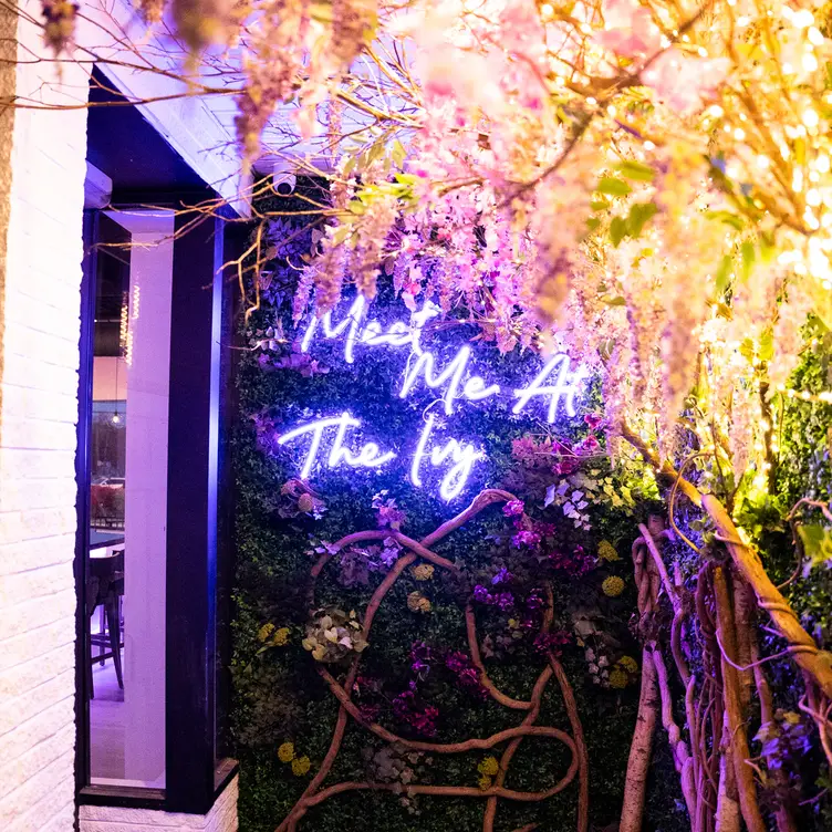 Front Ivy covered entrance to the restaurant - The Ivy Kitchen & Bar NY Huntington