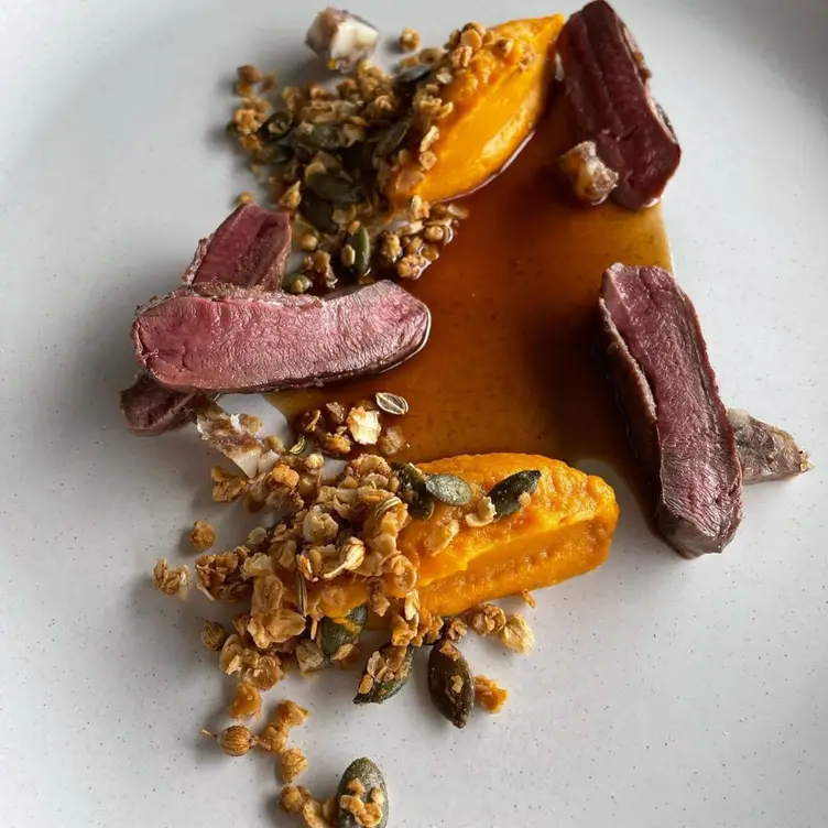 Wood Pigeon Breast, Carrot, Granola - Quince Westgate, Westgate-on-Sea, Kent