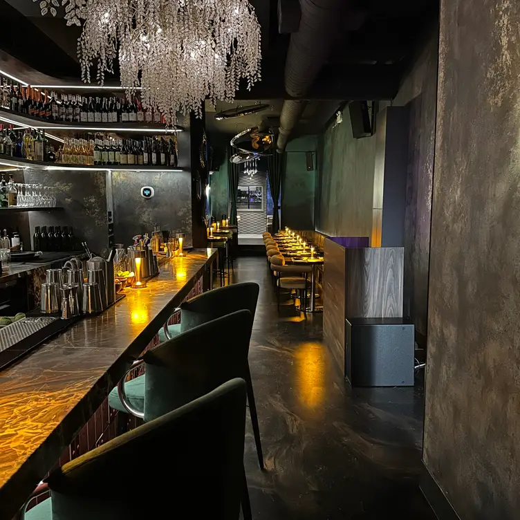 Bar lounge, leading to the main dining area. - Rhapsody, Toronto, ON