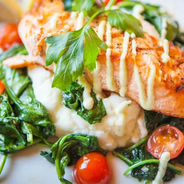 Coriander Salmon - Rosie McCann's Irish Pub & Restaurant - Santa Cruz, Santa Cruz, CA