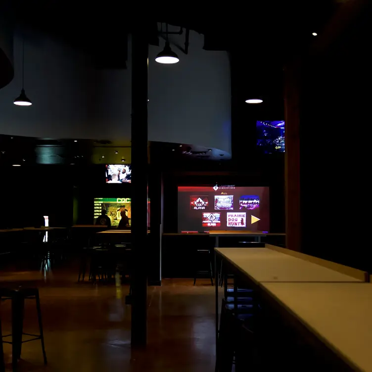 Immersive virtual bays at Tap Rack Social. - Tap Rack Social, San Antonio, TX