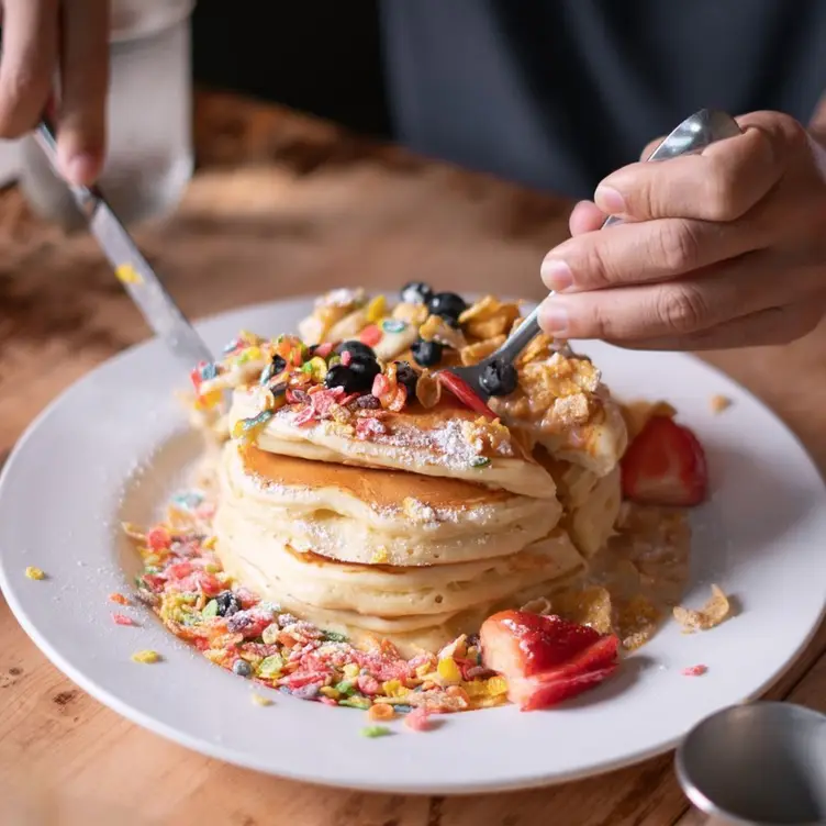 Milk N' Cereal Pancakes - Scratch Kitchen & Meatery, Kapolei, HI