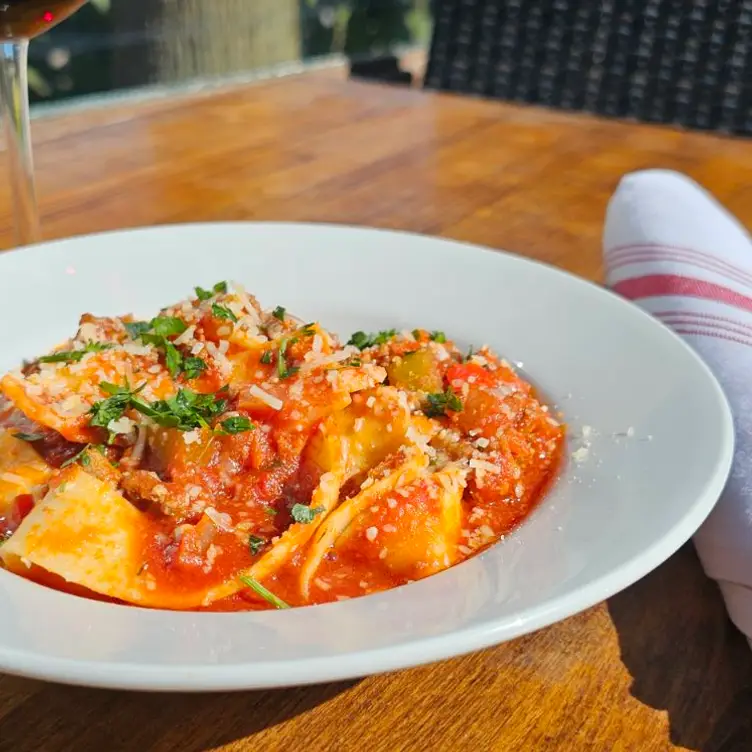 Pappardelle Bolognese homemade pasta meat sauce - Enzo's Bistro and Bar La Quinta, La Quinta, CA