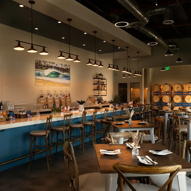 Interior shot of our tasting room restaurant - Surf City Still Works, Huntington Beach, CA