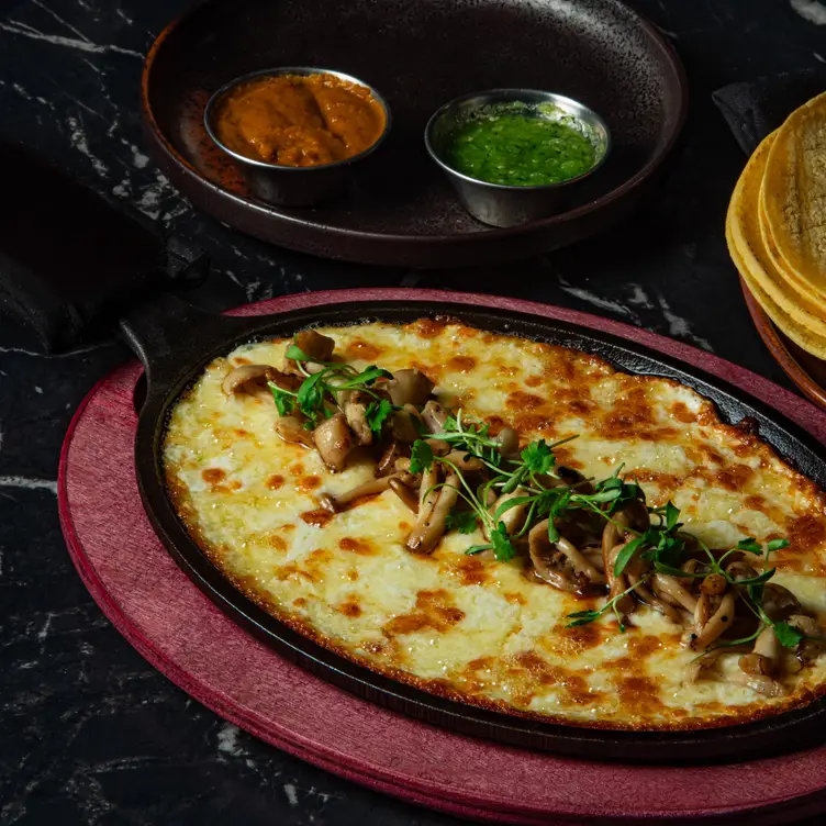 Wild Mushrooms Queso Fundido by Pablos Salas - Agents Only, Pasadena, CA