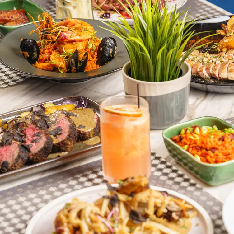 A variety of the plates offered at Condado Diner - El Condado Gastrobar，PRSan Juan