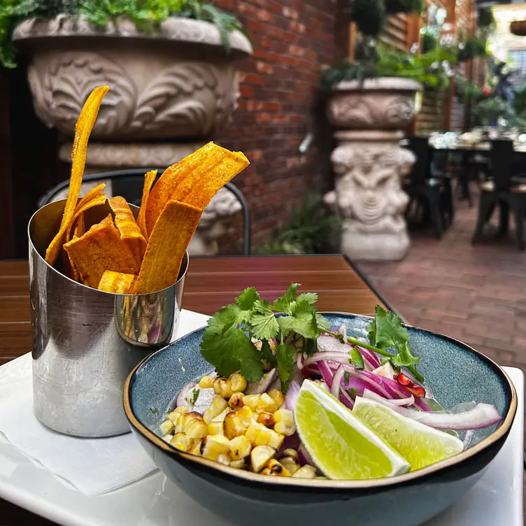 Enjoy fresh and vibrant dishes like our Ceviche! - Angelicas, Redwood City, CA