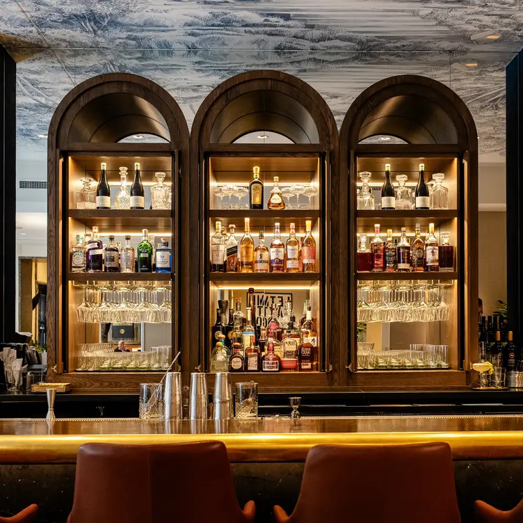 The bar at LAUREL, inside The Talbott Hotel - LAUREL, Chicago, IL