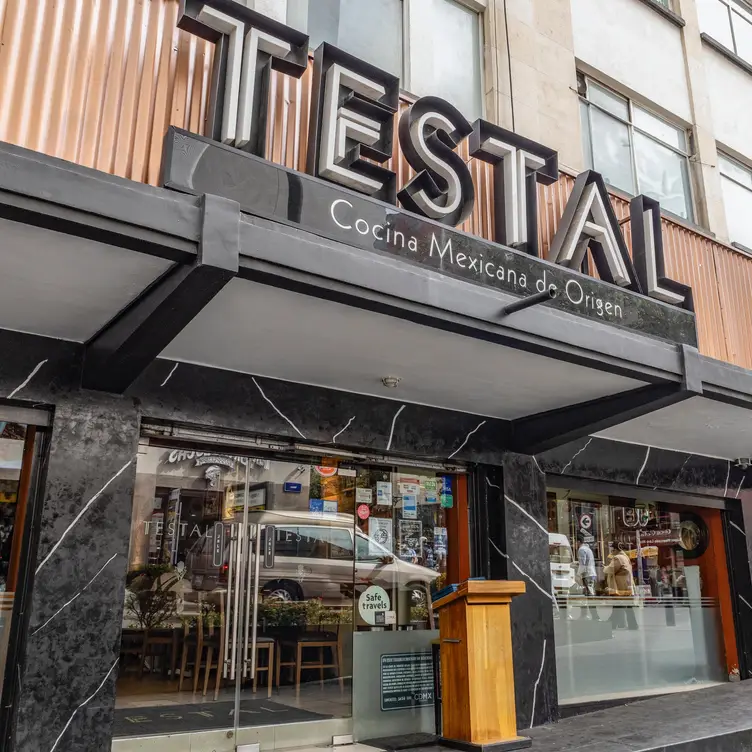 Façade of TESTAL restaurant in Downtown CDMX - Testal - Centro Histórico CDMX Mexico