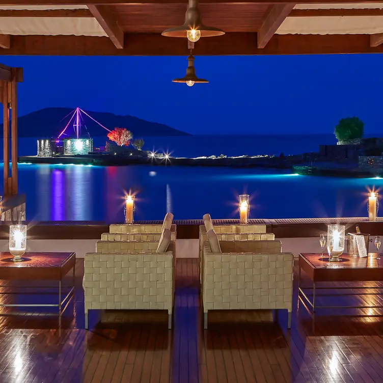 Dinner with a view - Argonaut Restaurant Crete Elounda