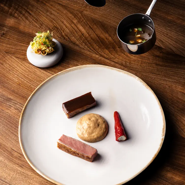 Lamb cooked two ways with stuffed piquillo - Aldehyde, Paris, Ile-de-France