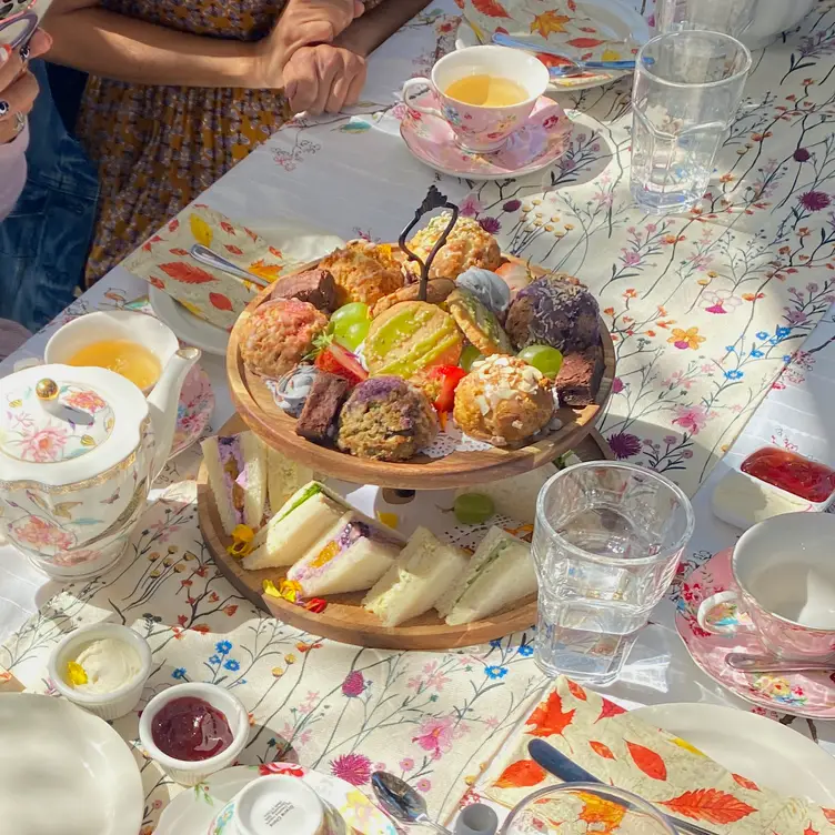 Afternoon Tea with scones, tea sandwiches  - Sugarbird Cafe, Glendale, CA