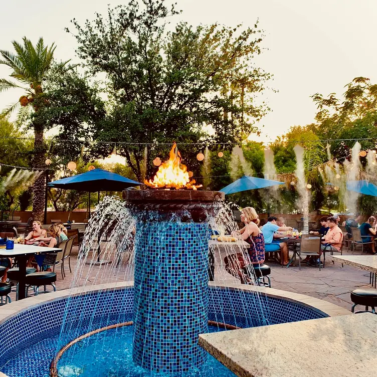 Enjoy the beautiful weather on our lovely patio! - Old Town Tortilla Factory, Scottsdale, AZ