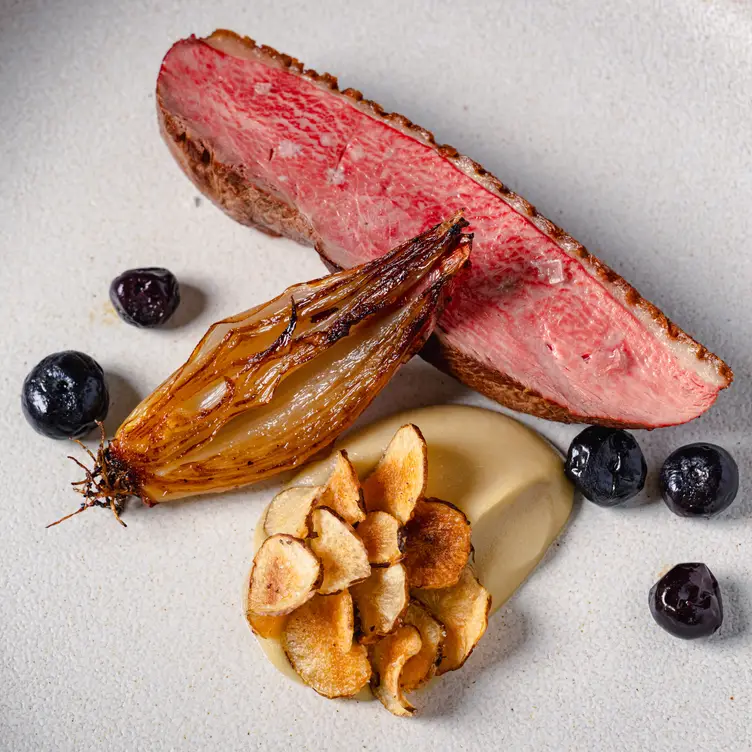 Duck magret | Blueberries | Jerusalem Artichoke - The Nine Elms Kitchen | Terrace, London, Greater London