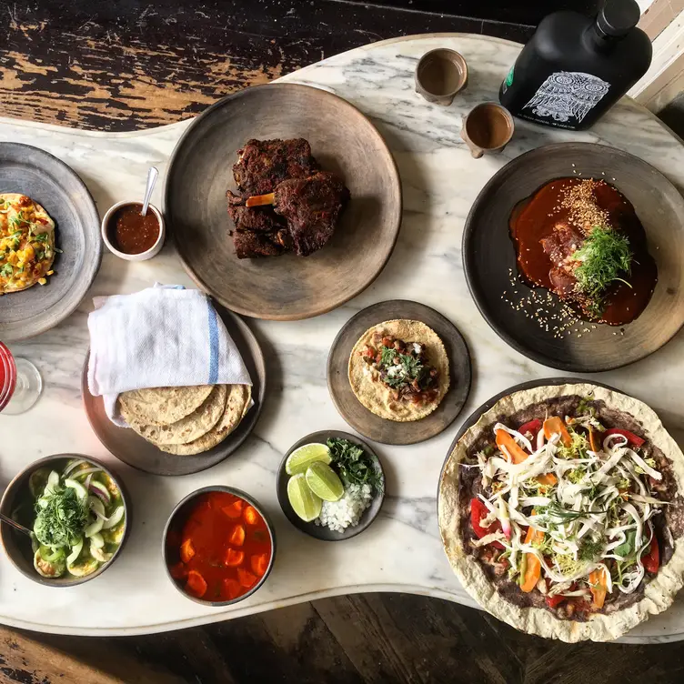 Claro dinner table spread - Claro, Brooklyn, NY