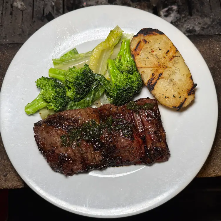 wood charcoal grilled skirt steak w/ chimichurri - Churrasco Grill, Lake Hiawatha, NJ