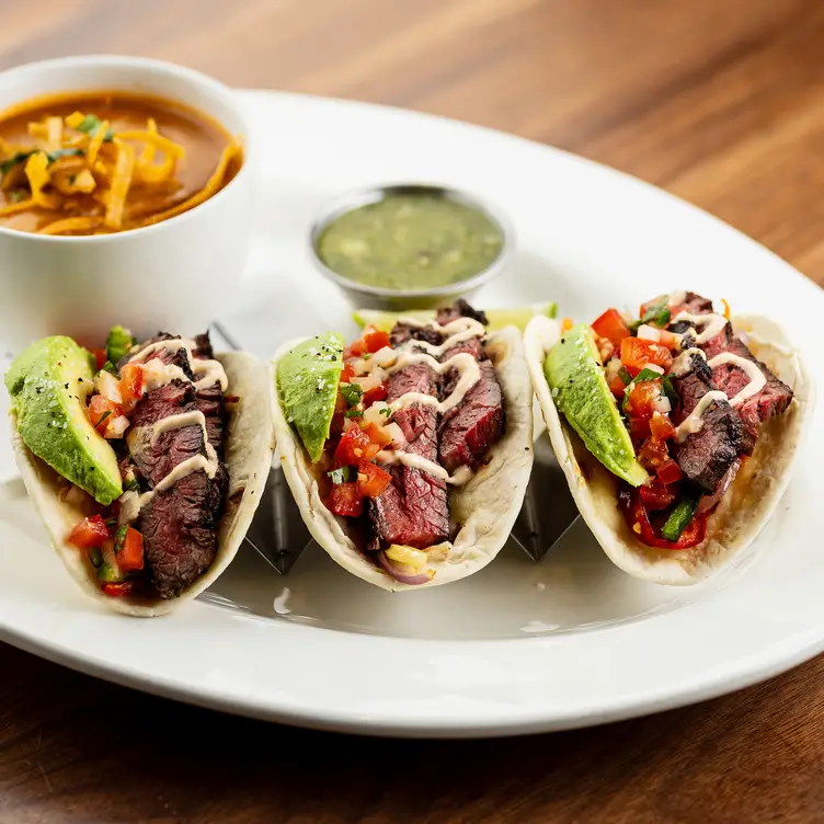 Prime Carne Asada Tacos and Tortilla Soup - Cooper's Hawk Winery & Restaurant - Kentwood, MI, Kentwood, MI