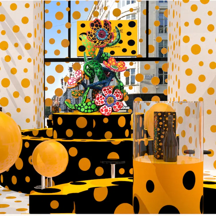 La Grande Dame Champagne Bar by Veuve Clicquot x Yayoi Kusama - Permanently Closed, London, London