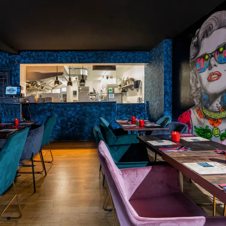 Open plan dining experience - Zebrano Soho, London, Greater London