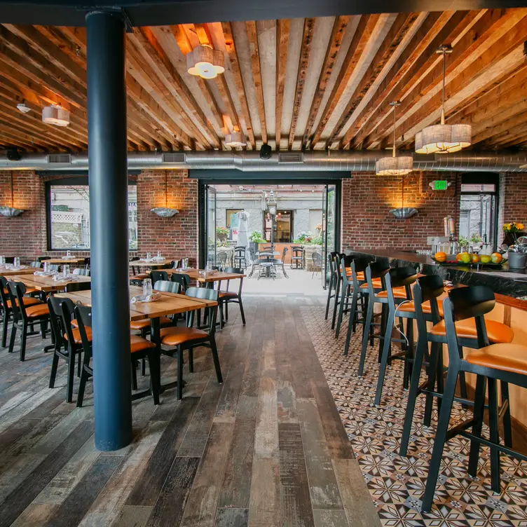 Indoor Dining Room - The Daily Catch - Waterfront MA Boston