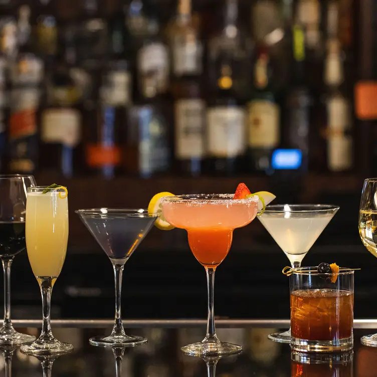 A line up of speciality cocktails  - Granite Restaurant at The Centennial Hotel, Concord, NH