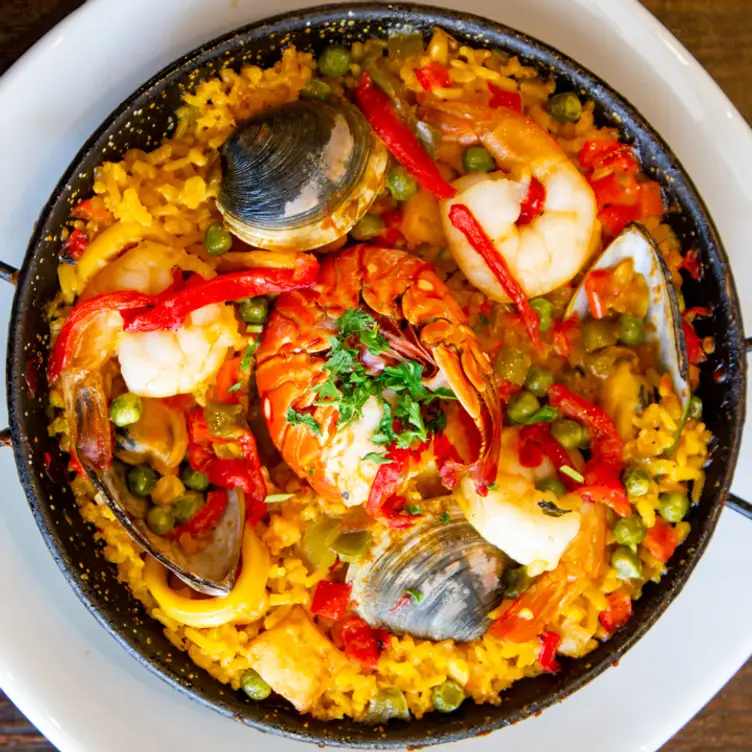 Paella Marinera | Lobster Seafood and Saffron Rice - Papa's Tapas - Delray Beach, Delray Beach, FL