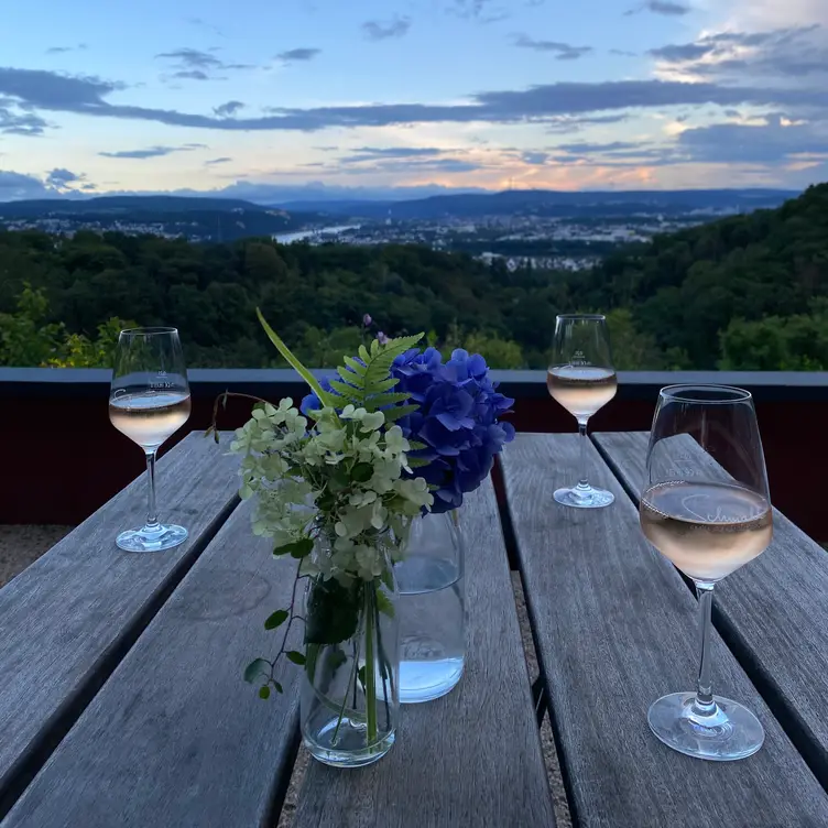 Unser Biergarten mit Aussicht - Wüstenhof RP Weitersburg