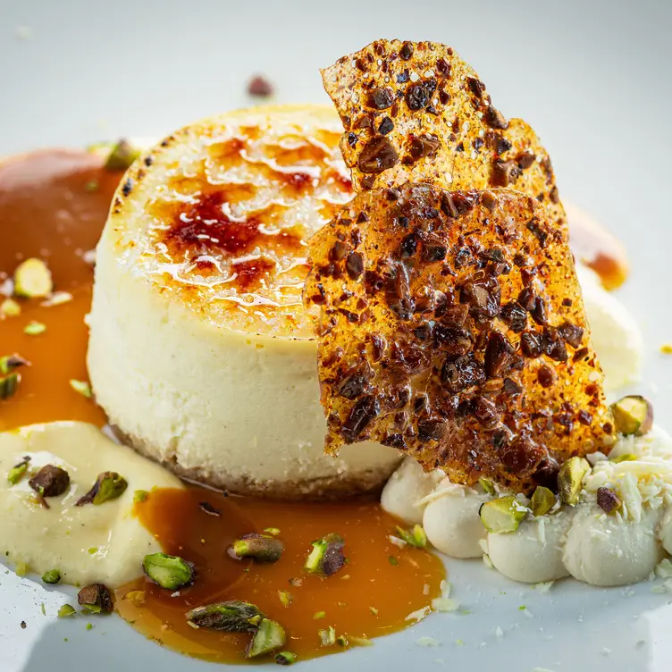 Passion Fruit Caramel Cheesecake - Cooper's Hawk Winery & Restaurant - Oak Lawn, IL, Oak Lawn, IL