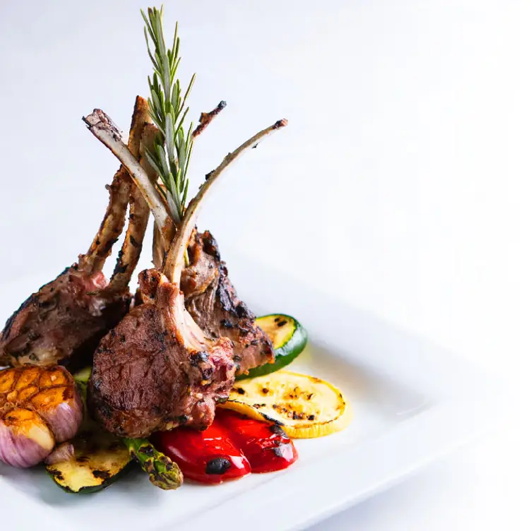 Grilled New Zealand Lamb Chops - J&S Italian Villa AR Hot Springs