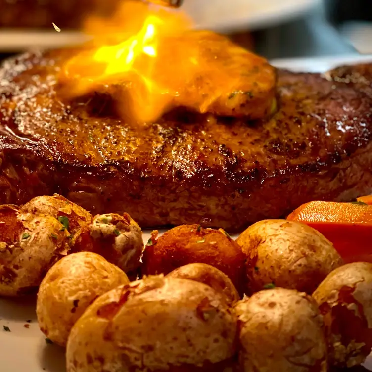 The Vermilionaire!  20oz Local Dry Aged Ribeye! - On The Rocks Bar, Grill Casino, Worden, MT