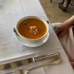 Una foto de Lobster Bisque de un restaurante