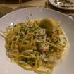 Una foto de Lemon Crab Linguine de un restaurante