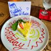 Key Lime Pie-Foto eines Restaurants