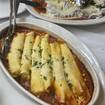 Una foto de Manicotti de un restaurante