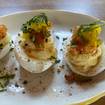 A photo of DEVILED EGGS of a restaurant