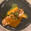Una foto de Halibut de un restaurante