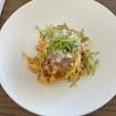 Una foto de Tagliatelle Carbonara de un restaurante