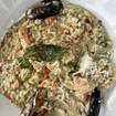 Seafood Pasta-Foto eines Restaurants