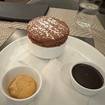 Chocolate Soufflé-Foto eines Restaurants