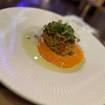 Crab Cake-Foto eines Restaurants