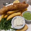 Een foto van Fish & Chips van een restaurant 