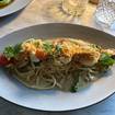 A photo of seafood linguine of a restaurant