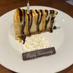Una foto de New York Style Cheesecake de un restaurante