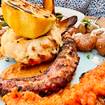 Seafood board-Foto eines Restaurants