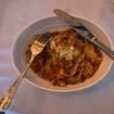 A photo of Pappardelle alla Bolognese of a restaurant